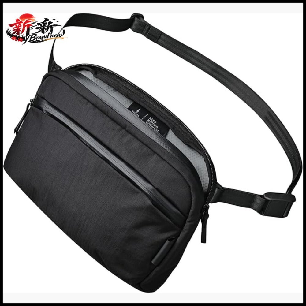 Crossbody Sling Bag With Weather-Resistant Axoflux 210d Construction
